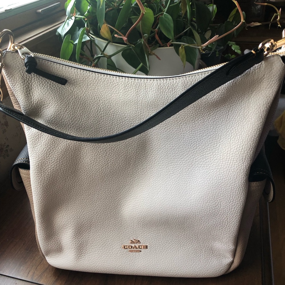 Leather Coach Hobo purse